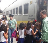 NTV - NA TRILHA DOS VALORES - AULA DE CAMPO - PASSEIO DE TREM.