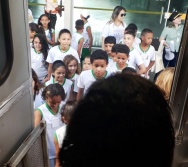 NTV - NA TRILHA DOS VALORES - AULA DE CAMPO - PASSEIO DE TREM.