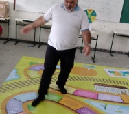 AULA DE SEGURANÇA FERROVIÁRIA - ESCOLA ARTHUR DA COSTA E SILVA - BAIRRO APARECIDA/CARIACICA