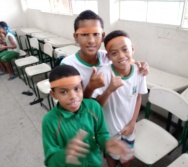 AULA DE SEGURANÇA FERROVIÁRIA - ESCOLA ARTHUR DA COSTA E SILVA - BAIRRO APARECIDA/CARIACICA