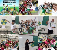 AULA DE SEGURANÇA FERROVIÁRIA - ESCOLA ARTHUR DA COSTA E SILVA - BAIRRO APARECIDA/CARIACICA