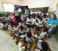 NTV - ATIVIDADE PONTUAL - ESCOLA ENÉAS FERREIRA - TIMBUÍ - ENCONTRO COM ALUNOS