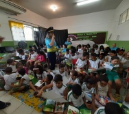 NTV - ATIVIDADE PONTUAL - ESCOLA ENÉAS FERREIRA - TIMBUÍ - ENCONTRO COM ALUNOS