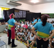 NTV - ATIVIDADE PONTUAL - ESCOLA ENÉAS FERREIRA - TIMBUÍ - ENCONTRO COM ALUNOS