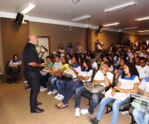 PARTICIPAÇÃO DO COLORIR NA SEMANA DE CIDADANIA E ÉTICA DO SENAI - CIVIT I - ADOLESCENTES APRENDIZ