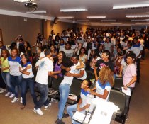 PARTICIPAÇÃO DO COLORIR NA SEMANA DE CIDADANIA E ÉTICA DO SENAI - CIVIT I - ADOLESCENTES APRENDIZ