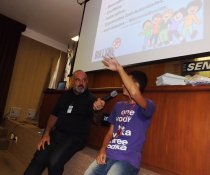 PARTICIPAÇÃO DO COLORIR NA SEMANA DE CIDADANIA E ÉTICA DO SENAI - CIVIT I - ADOLESCENTES APRENDIZ