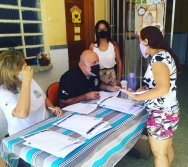 ENTREGA DOS KITS NTV NA ESCOLA JOSÉ ZACCHI - FLEXAL/CARIACICA.