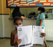 ENTREGA DOS KITS NTV NA ESCOLA JOSÉ ZACCHI - FLEXAL/CARIACICA.