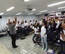 PALESTRA INTERATIVA NO SENAC - VILA VELHA COM ADOLESCENTES APRENDIZES - MATUTINO