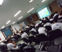 PALESTRA INTERATIVA NO SENAC - VILA VELHA COM ADOLESCENTES APRENDIZES - MATUTINO