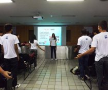 PALESTRA INTERATIVA NO SENAC - VILA VELHA COM ADOLESCENTES APRENDIZES - MATUTINO