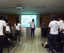 PALESTRA INTERATIVA NO SENAC - VILA VELHA COM ADOLESCENTES APRENDIZES - MATUTINO