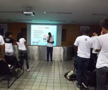 PALESTRA INTERATIVA NO SENAC - VILA VELHA COM ADOLESCENTES APRENDIZES - MATUTINO