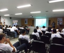 PALESTRA INTERATIVA NO SENAC - VILA VELHA COM ADOLESCENTES APRENDIZES - MATUTINO