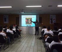 PALESTRA INTERATIVA NO SENAC - VILA VELHA COM ADOLESCENTES APRENDIZES - MATUTINO