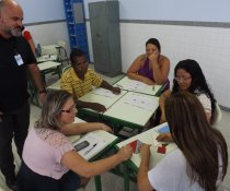 OFICINA DE ELABORAÇÃO DE PROJETOS SOCIAIS - PROMOVIDO PELA IMADESA - MINISTRADO PELO COLORIR - EMPRESA:MARCA AMBIENTAL