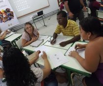 OFICINA DE ELABORAÇÃO DE PROJETOS SOCIAIS - PROMOVIDO PELA IMADESA - MINISTRADO PELO COLORIR - EMPRESA:MARCA AMBIENTAL