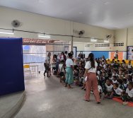 PROJETO COLORIR SUSTENTÁVEL - START COM SHOW DE BONECOS - ETAPA COMPOSTEIRA - PRESENÇA VIP DO  TIO DIU - CMEI SILVESTRE