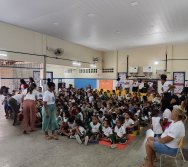 PROJETO COLORIR SUSTENTÁVEL - START COM SHOW DE BONECOS - ETAPA COMPOSTEIRA - PRESENÇA VIP DO  TIO DIU - CMEI SILVESTRE