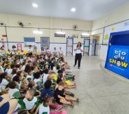 PROJETO COLORIR SUSTENTÁVEL - START COM SHOW DE BONECOS - ETAPA COMPOSTEIRA - PRESENÇA VIP DO  TIO DIU - CMEI SILVESTRE