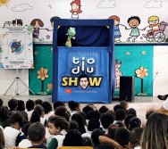 PROJETO COLORIR SUSTENTÁVEL - START COM SHOW DE BONECOS - ETAPA COMPOSTEIRA - PRESENÇA VIP DO  TIO DIU - CMEI SILVESTRE