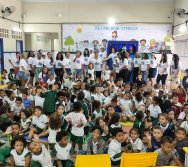 PROJETO COLORIR SUSTENTÁVEL - START COM SHOW DE BONECOS - ETAPA COMPOSTEIRA - PRESENÇA VIP DO  TIO DIU - CMEI SILVESTRE