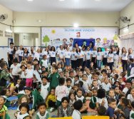 PROJETO COLORIR SUSTENTÁVEL - START COM SHOW DE BONECOS - ETAPA COMPOSTEIRA - PRESENÇA VIP DO  TIO DIU - CMEI SILVESTRE