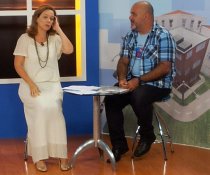 Entrevista com a apresentadora Sandra Freitas, no programa Gazeta Comunidade