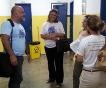 VISITA DA EQUIPE AS ESCOLAS QUE PARTICIPARÃO DO PC3E - PROGRAMA DE USO CONSCIENTE DE ENERGIA ELÉTRICA NAS ESCOLAS.