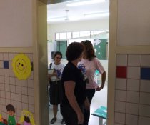 VISITA DA EQUIPE AS ESCOLAS QUE PARTICIPARÃO DO PROGRAMA COLORIR SUSTENTÁVEL - PROGRAMA DE COMBATE A VIOLÊNCIA E A DEPREDAÇÃO NAS ESCOLAS