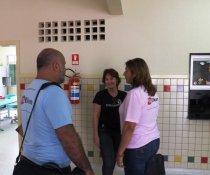 VISITA DA EQUIPE AS ESCOLAS QUE PARTICIPARÃO DO PROGRAMA COLORIR SUSTENTÁVEL - PROGRAMA DE COMBATE A VIOLÊNCIA E A DEPREDAÇÃO NAS ESCOLAS