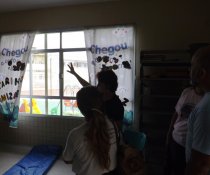 VISITA DA EQUIPE AS ESCOLAS QUE PARTICIPARÃO DO PROGRAMA COLORIR SUSTENTÁVEL - PROGRAMA DE COMBATE A VIOLÊNCIA E A DEPREDAÇÃO NAS ESCOLAS