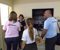 VISITA DA EQUIPE AS ESCOLAS QUE PARTICIPARÃO DO PROGRAMA COLORIR SUSTENTÁVEL - PROGRAMA DE COMBATE A VIOLÊNCIA E A DEPREDAÇÃO NAS ESCOLAS