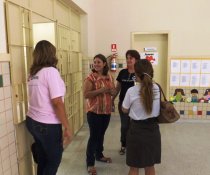 VISITA DA EQUIPE AS ESCOLAS QUE PARTICIPARÃO DO PROGRAMA COLORIR SUSTENTÁVEL - PROGRAMA DE COMBATE A VIOLÊNCIA E A DEPREDAÇÃO NAS ESCOLAS