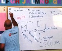 PC3ES = SUSTENTÁVEL - EMEF ANTÔNIO V. REZENDE - CENTRAL CARAPINA - SERRA - ES (PARCEIROS: ASPE E COLORIR)