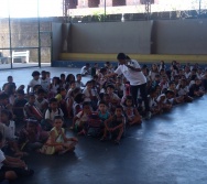 APRESENTAÇÃO DOS ALUNOS DA PROF GINA EMEF VALÉRIA MARIA MIRANDA - SHOW DE TALENTOS - PC3ES