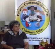 Vovó Zinha e suas netinhas sapecas! Apresentação no Curso Contando Histórias Colorindo Vidas!