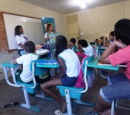 NA TRILHA DOS VALORES - CAPRI DE ALUNOS - ESCOLA ESCOLA EMEF AMÉRICO GUIMARÃES - SERRA