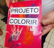 TRABALHOS DESENVOLVIDOS PELOS PROFESSORES DO CMEI INTEGRAÇÃO COM O PROJETO COLORIR.,