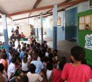 FESTEJOS DO PROJETO NA TRILHA DOS VALORES - EMEF ANTÔNIO VIEIRA DE REZENDE - CENTRAL CARAPINA