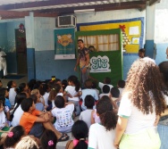 FESTEJOS DO PROJETO NA TRILHA DOS VALORES - EMEF ANTÔNIO VIEIRA DE REZENDE - CENTRAL CARAPINA