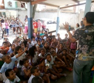 FESTEJOS DO PROJETO NA TRILHA DOS VALORES - EMEF ANTÔNIO VIEIRA DE REZENDE - CENTRAL CARAPINA