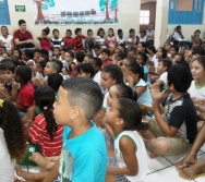 FESTEJOS DO PROJETO NA TRILHA DOS VALORES - EMEF ANTÔNIO VIEIRA DE REZENDE - CENTRAL CARAPINA