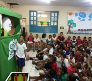 FESTEJOS DO PROJETO NA TRILHA DOS VALORES - EMEF ANTÔNIO VIEIRA DE REZENDE - CENTRAL CARAPINA