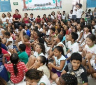 FESTEJOS DO PROJETO NA TRILHA DOS VALORES - EMEF ANTÔNIO VIEIRA DE REZENDE - CENTRAL CARAPINA