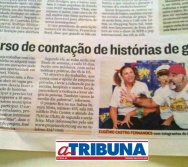 COLORIR É DESTAQUE NO JORNAL A TRIBUNA