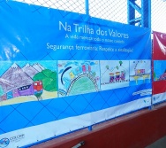 LANÇAMENTO DOS PAINÉIS DO PROJETO NA TRILHA DOS VALORES