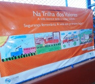 LANÇAMENTO DOS PAINÉIS DO PROJETO NA TRILHA DOS VALORES