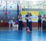 LANÇAMENTO DOS PAINÉIS DO PROJETO NA TRILHA DOS VALORES